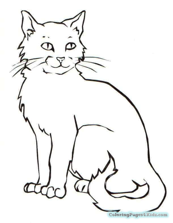610x784 Simple Stained Glass Coloring Page Cat Geometric Coloring Pages