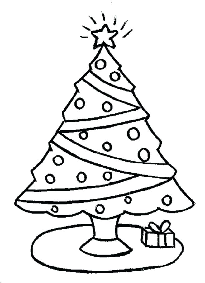 658x909 Christmas Tree Coloring Pages Printable Best Tree Coloring Page