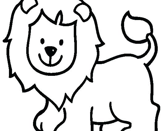 528x425 Simple Coloring Pages