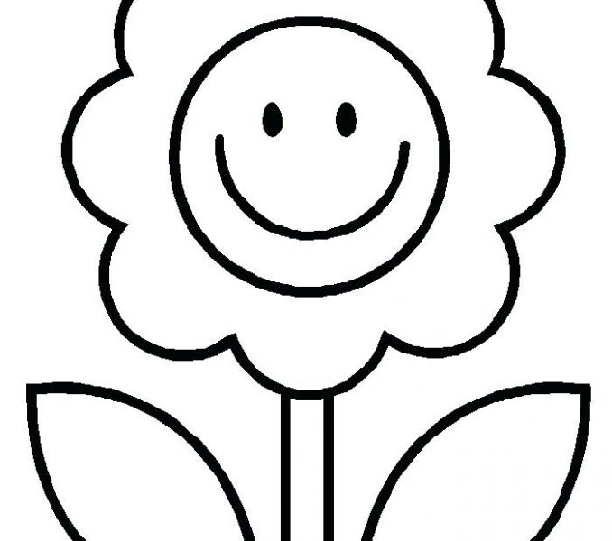 678x600 Easy Coloring Pages Easy Printable Coloring Pages Flower Simple