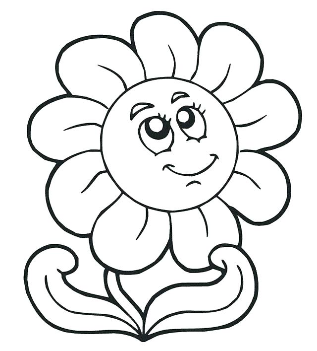640x707 Simple Coloring Pages Toddlers Easy For Toddler Learning Years