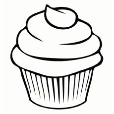 230x230 Top Free Printable Cupcake Coloring Pages Online Simple