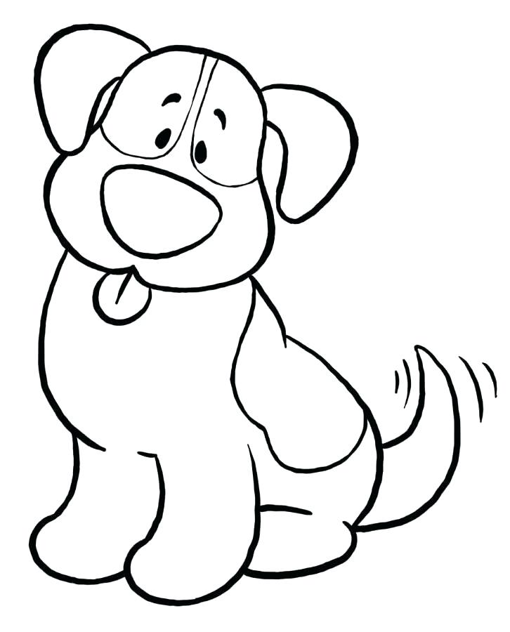 726x900 Simple Coloring Page Free Simple Coloring Pages Simple Dog