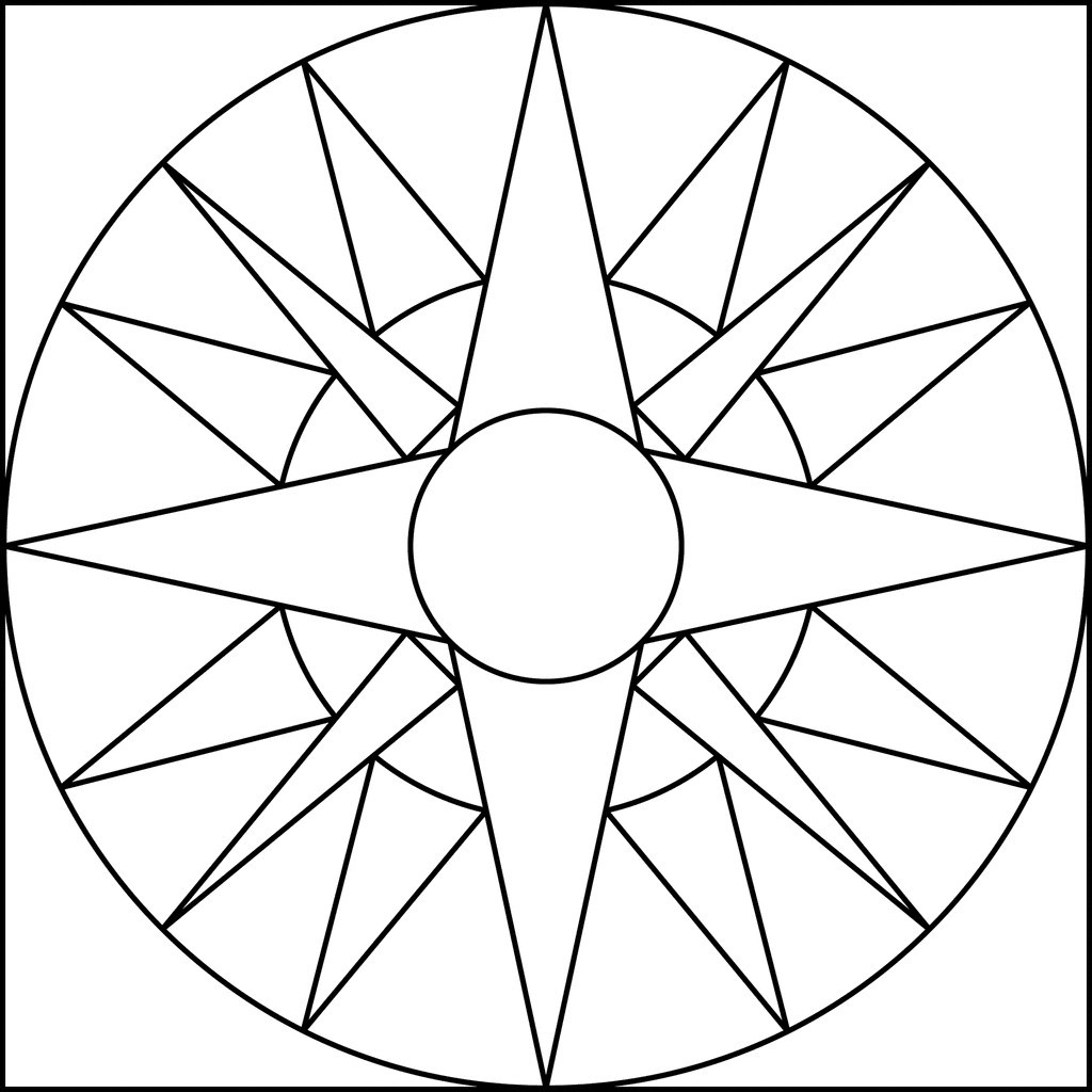 1024x1024 Simple Design Coloring Pages Acpra Beautiful Wagashiya