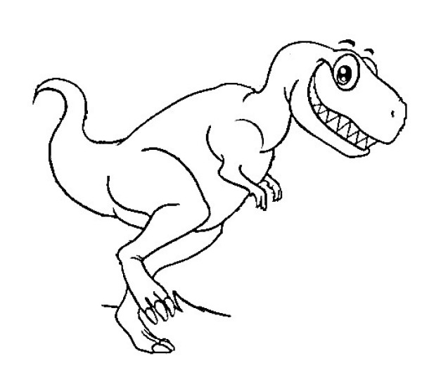 600x526 Dinosaur Pictures For Kids To Print Coloring Pages Dinosaurs