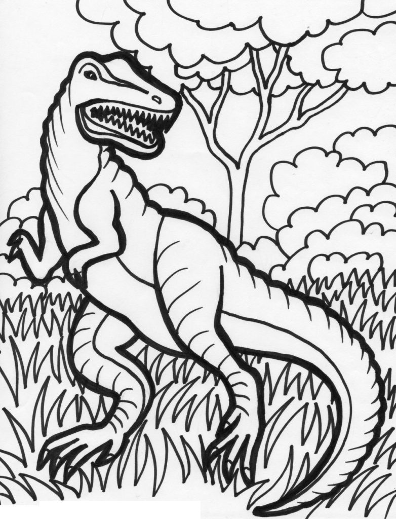 782x1024 Free Dinosaur Coloring Pages