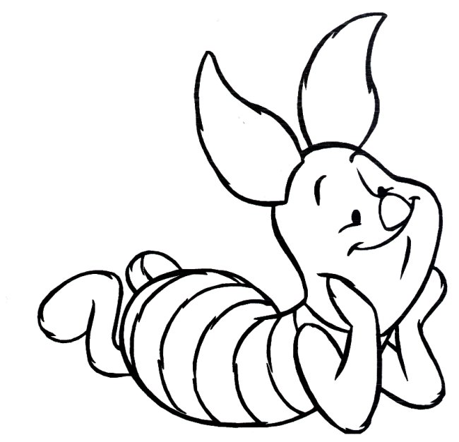 650x626 Piglet Coloring Pages