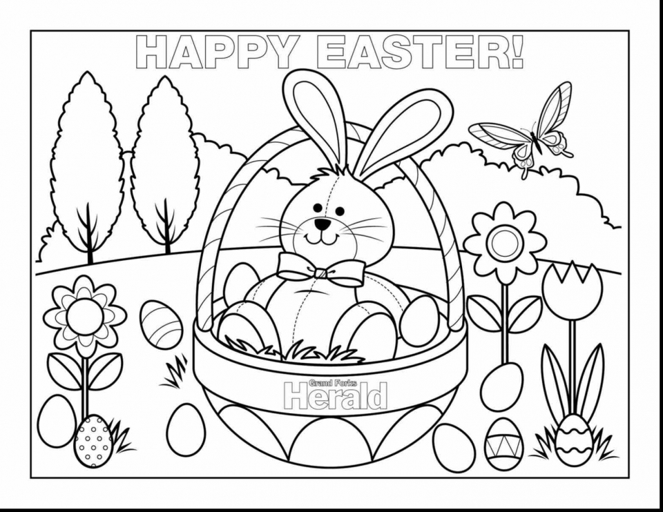 960x742 Get This Cartoon Easter Bunny Coloring Pages For Kids !
