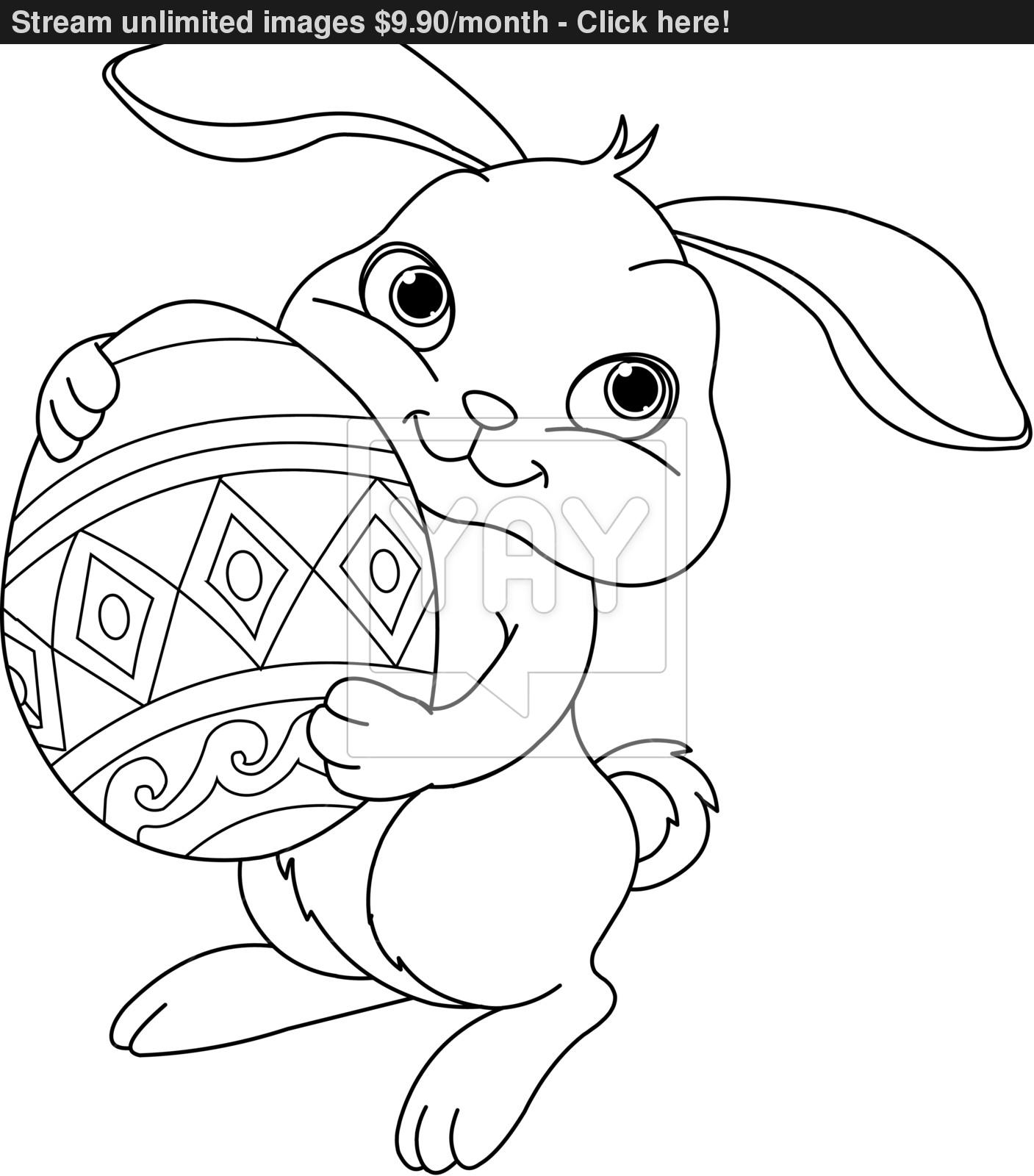 1407x1600 Easter Bunny Color Pages Scott Fay Easter Bunny Coloring