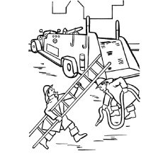 230x230 Firefighter Coloring Pages