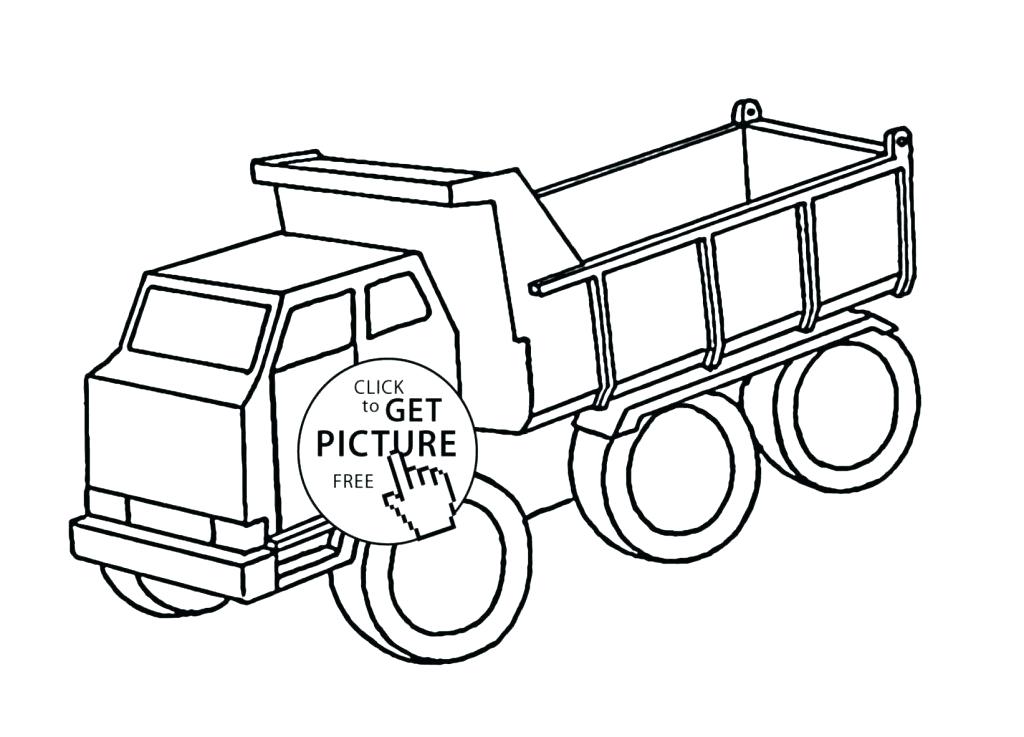 1024x737 Simple Fire Truck Coloring Pages Vehicle Dump Cars Construction