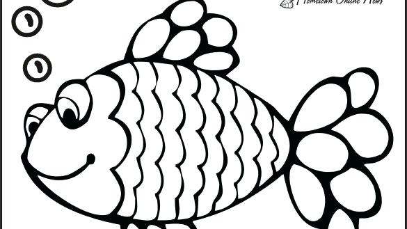 585x329 Simple Fish Coloring Page Ables Able Simple Fish Colouring Pages