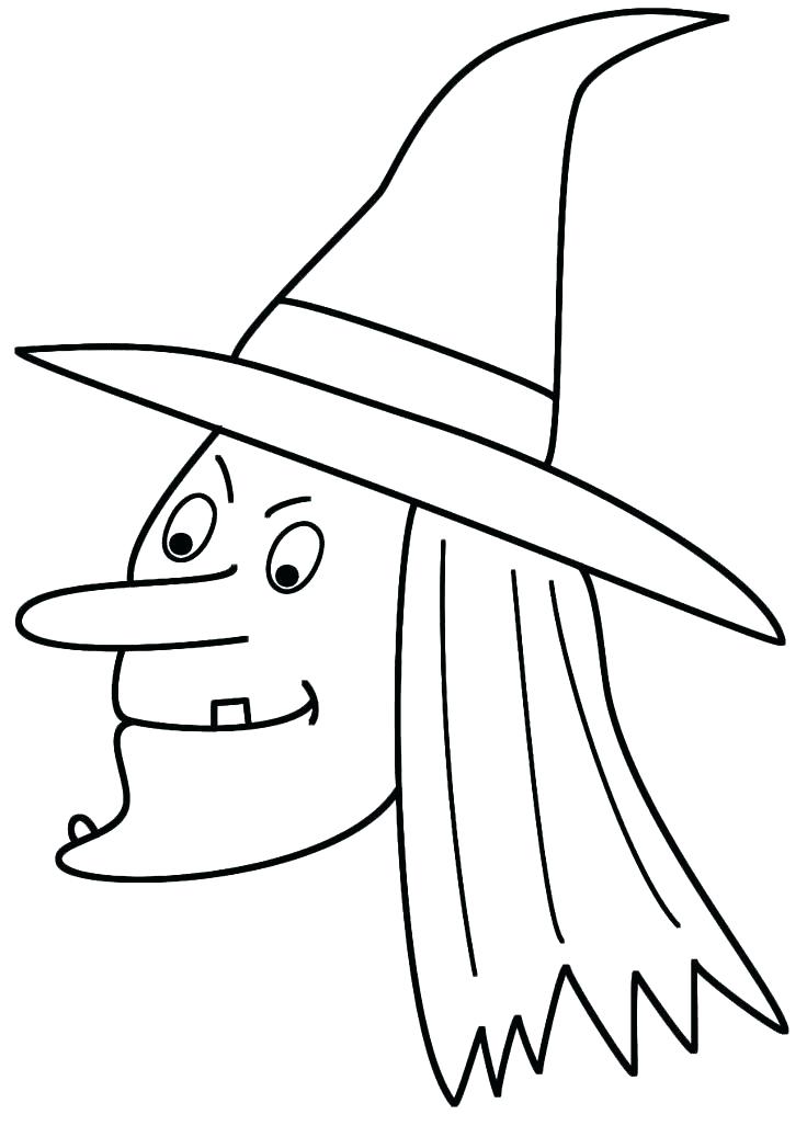 736x1027 Simple Halloween Coloring Pages Coloring Pages For Preschoolers