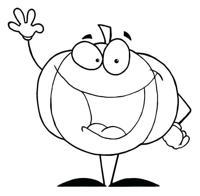 700x686 Easy Halloween Coloring Pages