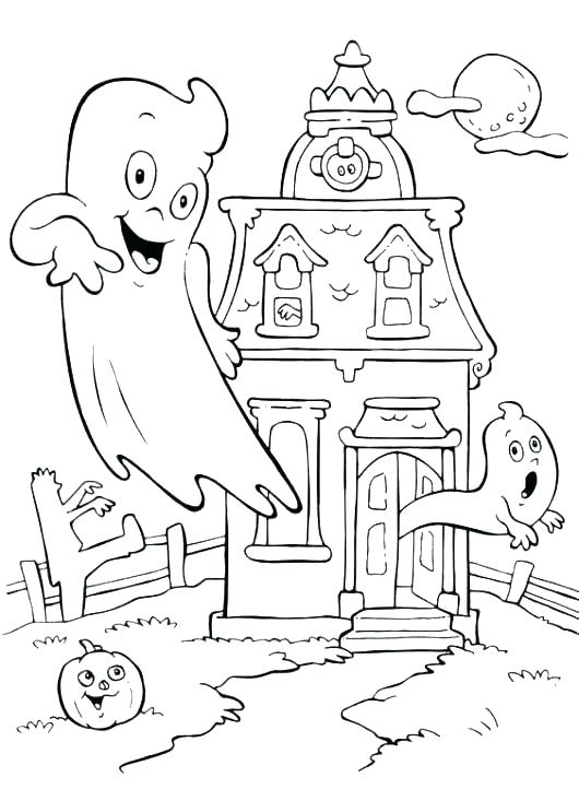530x722 House Coloring Pages Printable Professional