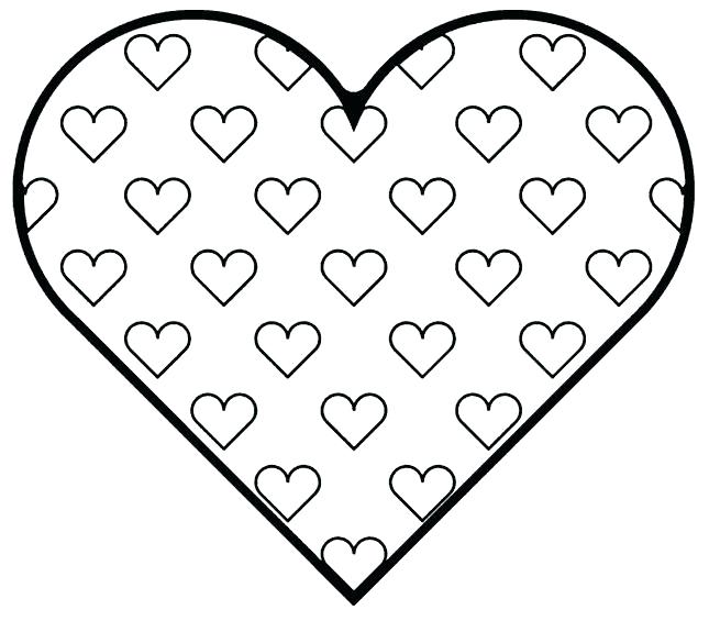645x565 Hearts Coloring Sheets Heart Coloring Pages Heart Coloring Pages
