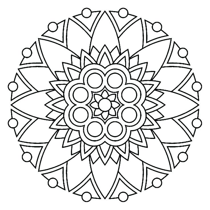 736x736 Simple Heart Mandala Coloring Pages Kids Coloring Best Mandalas