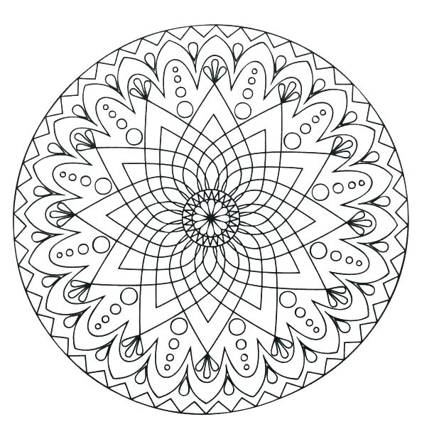 Simple Heart Mandala Coloring Pages at GetDrawings | Free download