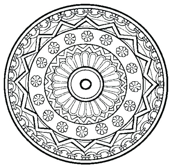 Simple Heart Mandala Coloring Pages at GetDrawings | Free download