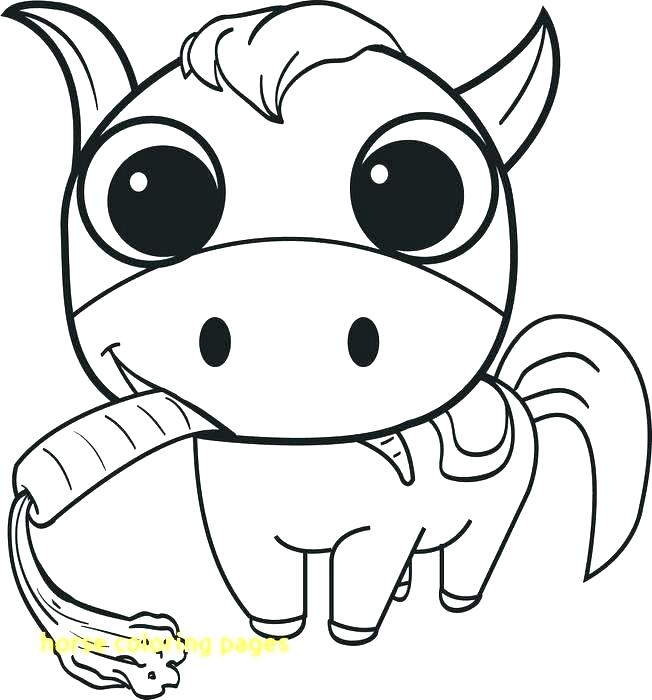 652x700 Free Horse Coloring Pages Simple Horse Coloring Page For Kids Free