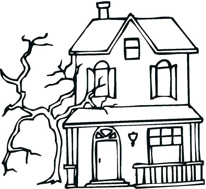 660x606 Simple White House Coloring Page Online Elegant New