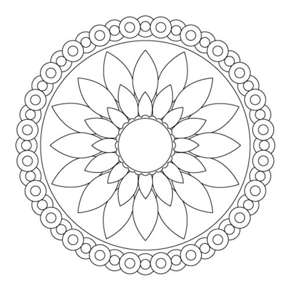 580x580 Image Result For Mandala Coloring Pages Activity Board