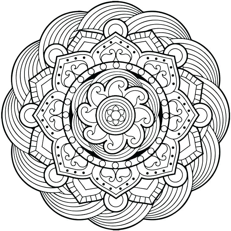 736x736 Mandala Coloring Page Simple Mandala Coloring Pages As Well As