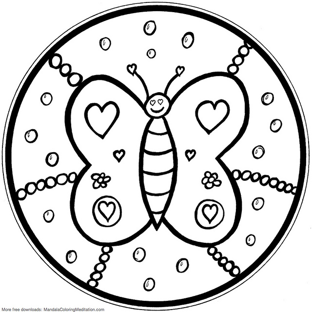 640x640 Mandala Coloring Pages Kids Mandala Coloring Pages