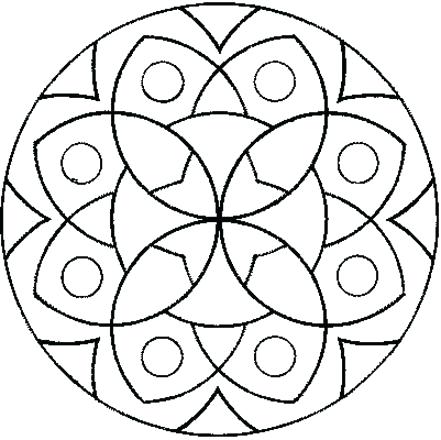 441x440 Simple Mandala Coloring Pages Simple Mandala Coloring Pages