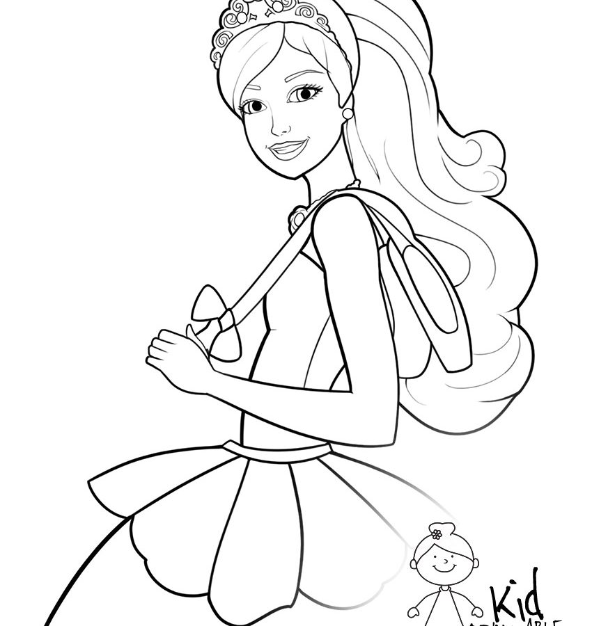 850x900 Boy Barbie Coloring Pages Best Of Free Simple Ballerina Online