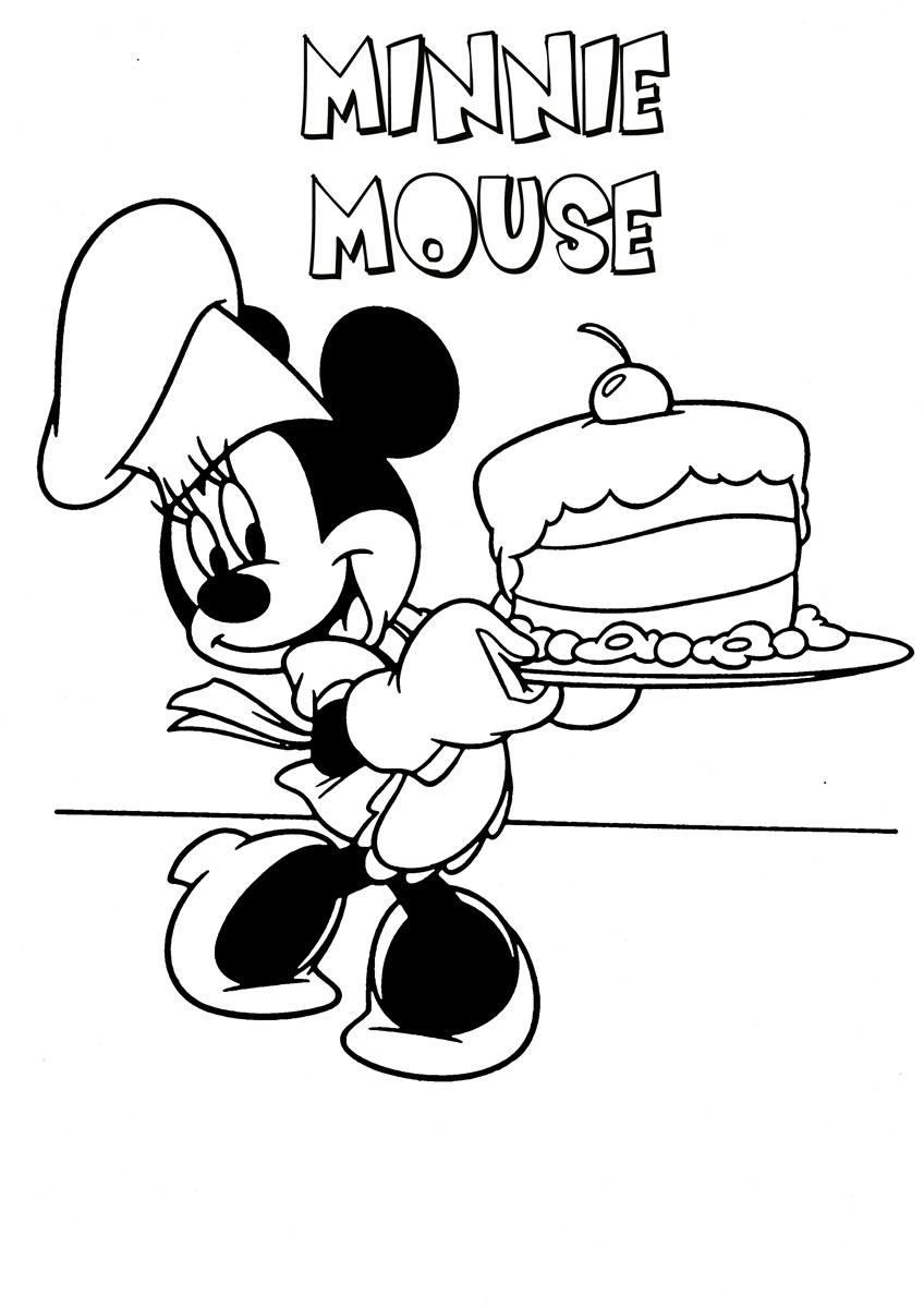 848x1200 Mickey Mouse Coloring Page
