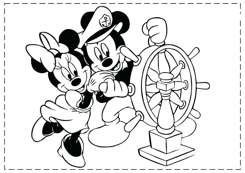 841x595 Minnie And Mickey Coloring Pages And Mickey Coloring Pages Save