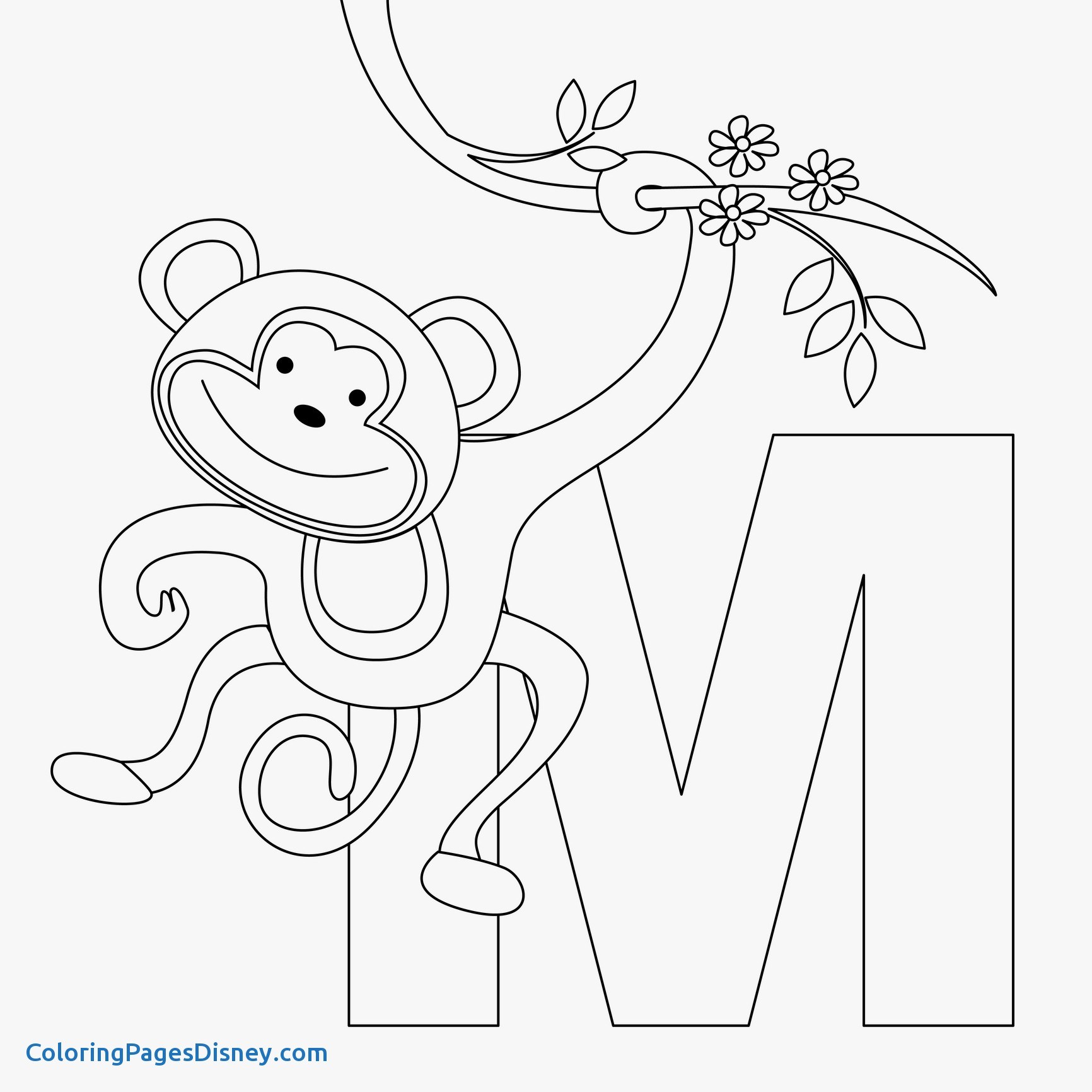 1732x1732 Letter N Coloring Pages Beautiful Animal Alphabet Letter M