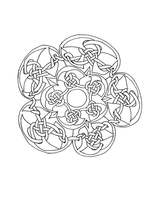 600x776 Free Printable Simple Mosaic Coloring Pages Simple Mosaic