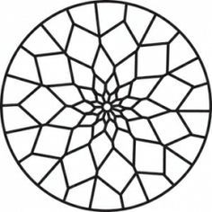 236x236 Kaleidoscope Coloring Pages