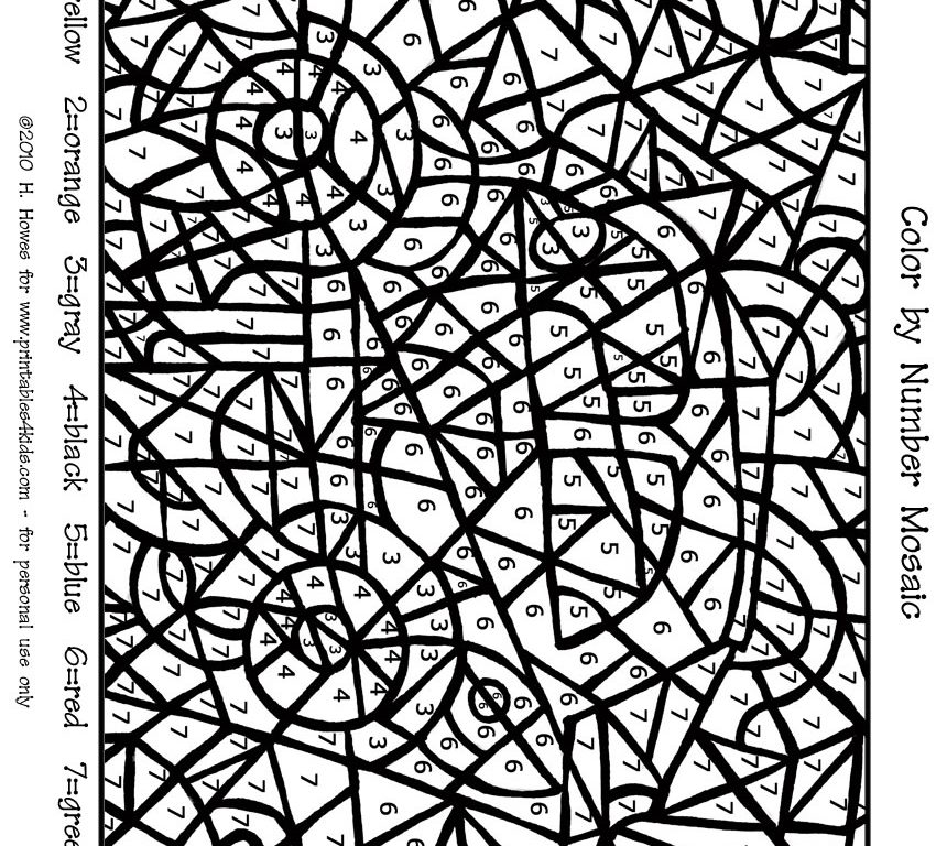 860x768 Circles Ornament Arts Culture Mosaic Coloring Pages