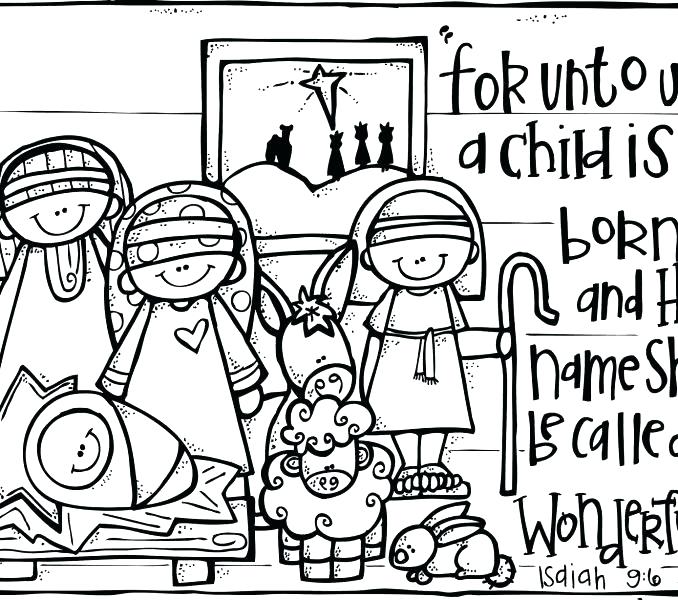 678x600 Coloring Pages Nativity Advent Coloring Page Nativity Fast Advent