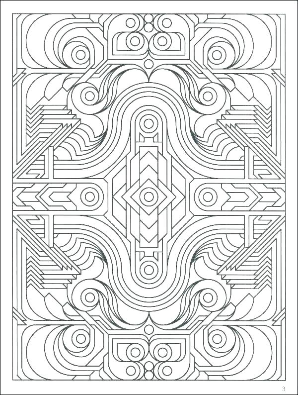 600x794 Geometric Pattern Coloring Pages Pattern Coloring Pages Patterns