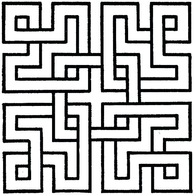 630x633 Pattern Coloring Pages Easy Coloring Page Illustration For Kids