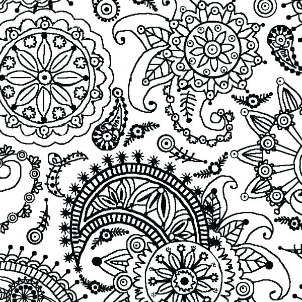 600x600 Printable Pattern Coloring Pages