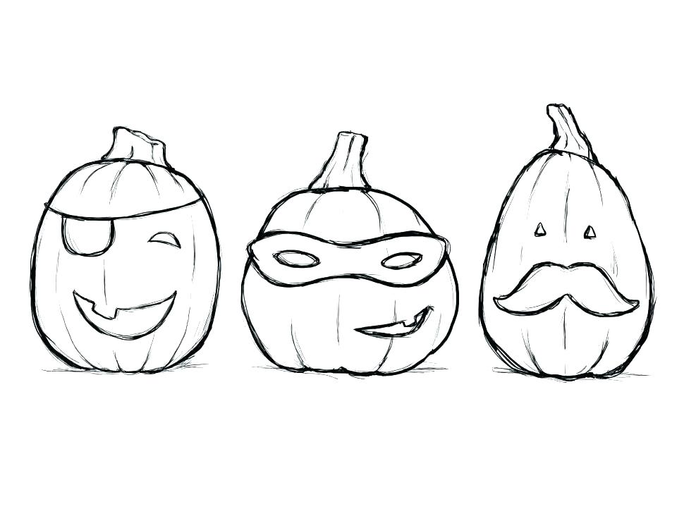 970x749 Jack O Lantern Coloring Page Haunted Pumpkin Scary Pumpkins