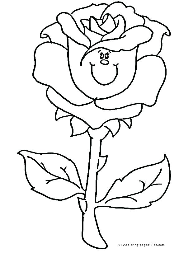 575x813 Coloring Pages For Kids Flowers