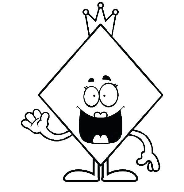 600x627 Shapes Coloring Sheet