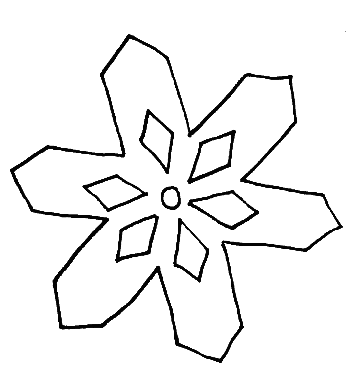 700x771 Free Snowflake Coloring Pages