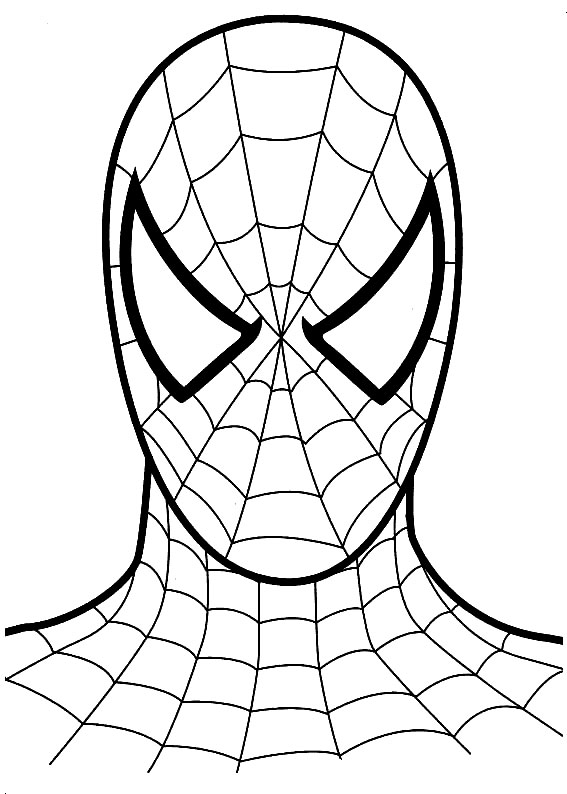 567x794 Kids Under Spider Man Coloring Pages