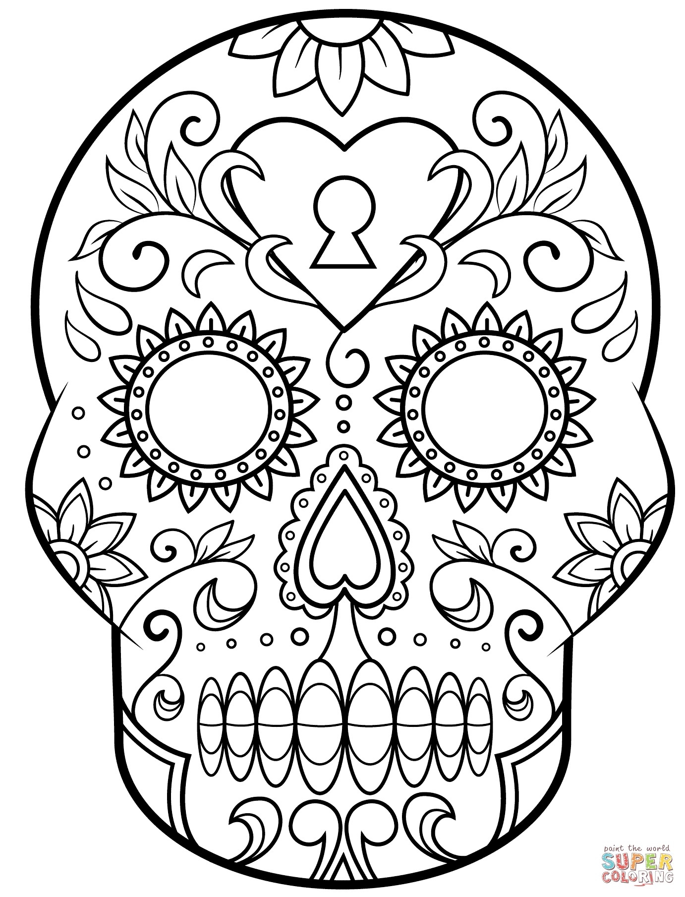 1382x1809 Best Of Skull Coloring Pages To Print Wallpapers Free Coloring