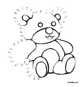 263x280 Teddy Bear B On Simple Teddy Bear Coloring Page Free Printable