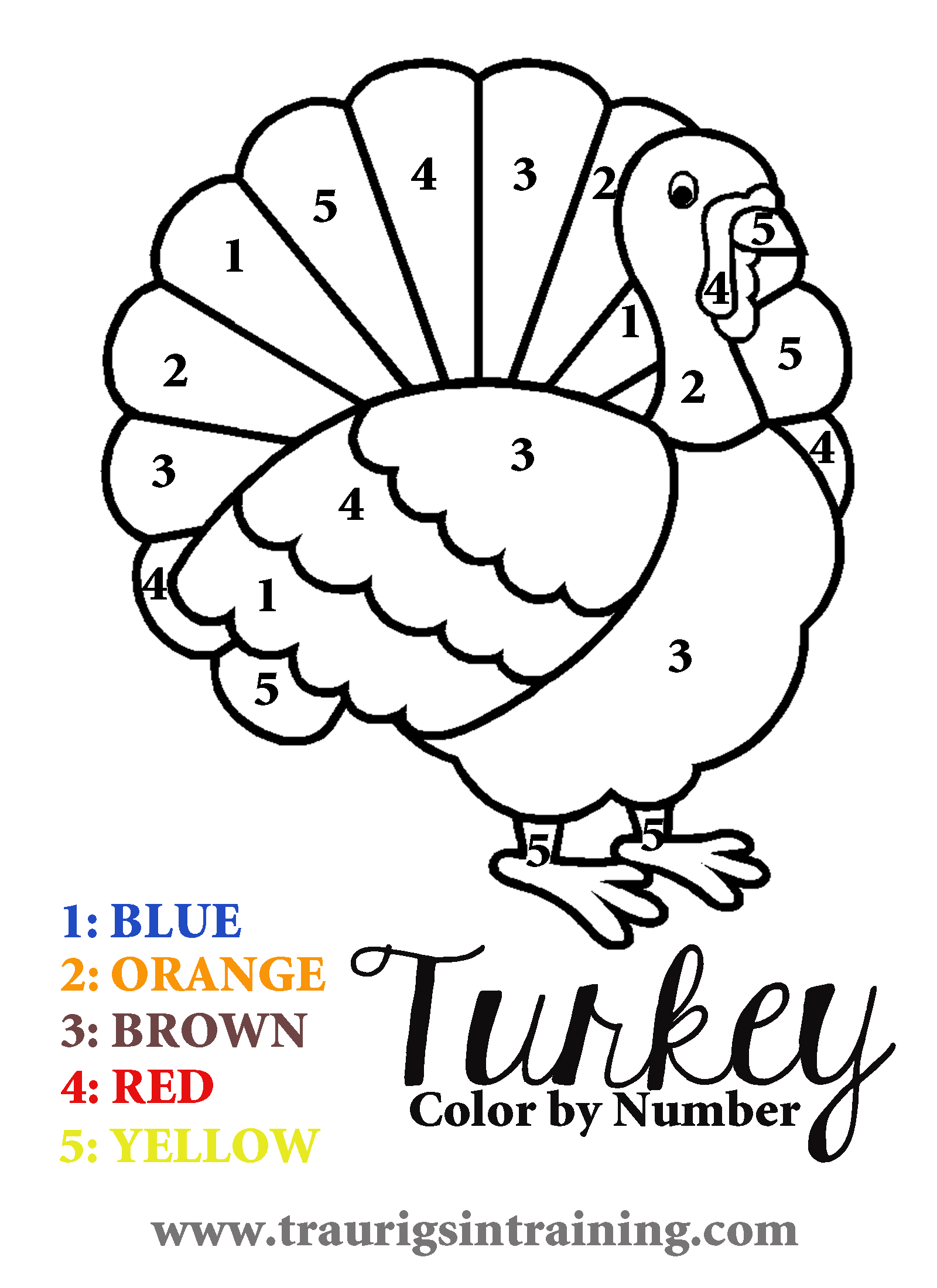 1600x2200 Simple Thanksgiving Coloring Pages