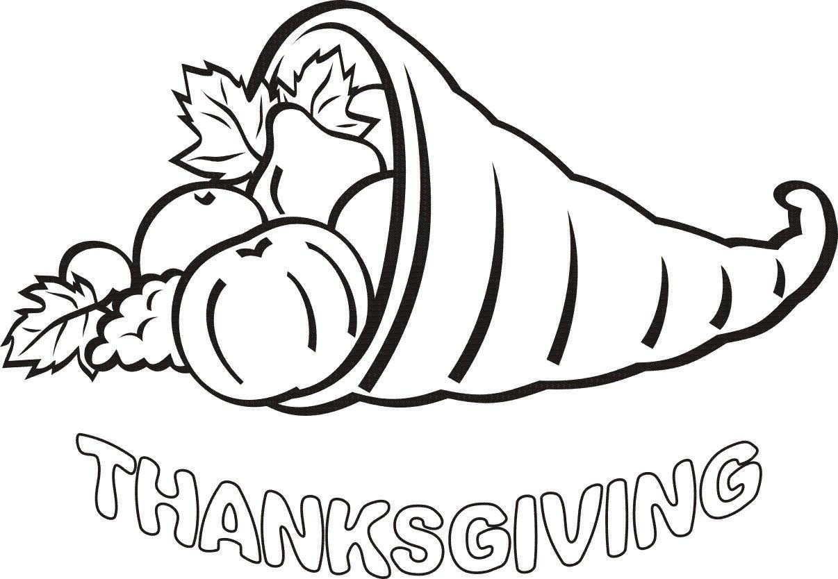 1206x834 Simple Thanksgiving Coloring Pages Simple Colorings