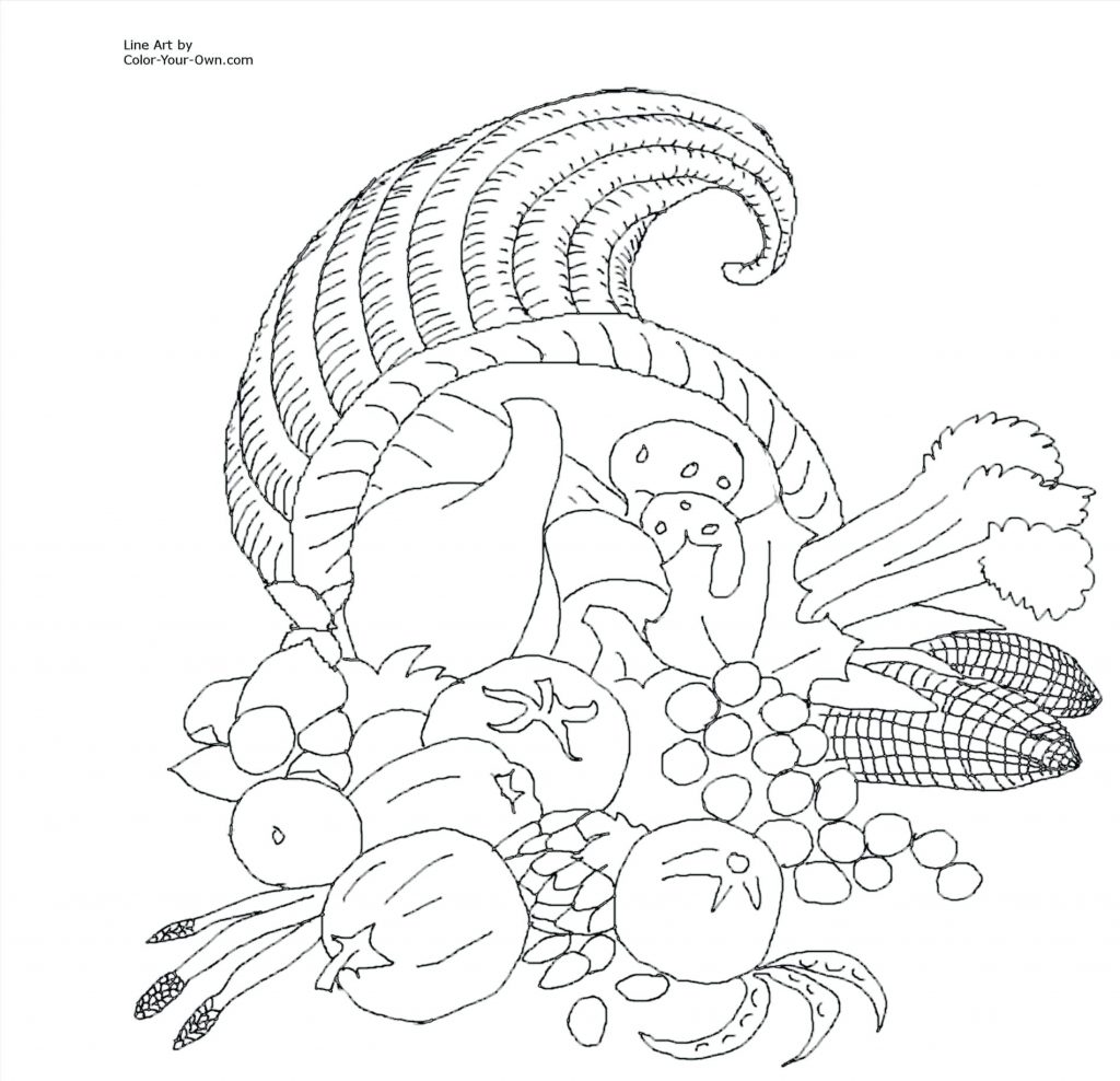 1024x988 Coloring Pages Coloring Pages For Thanksgiving Cabbage Vegetable